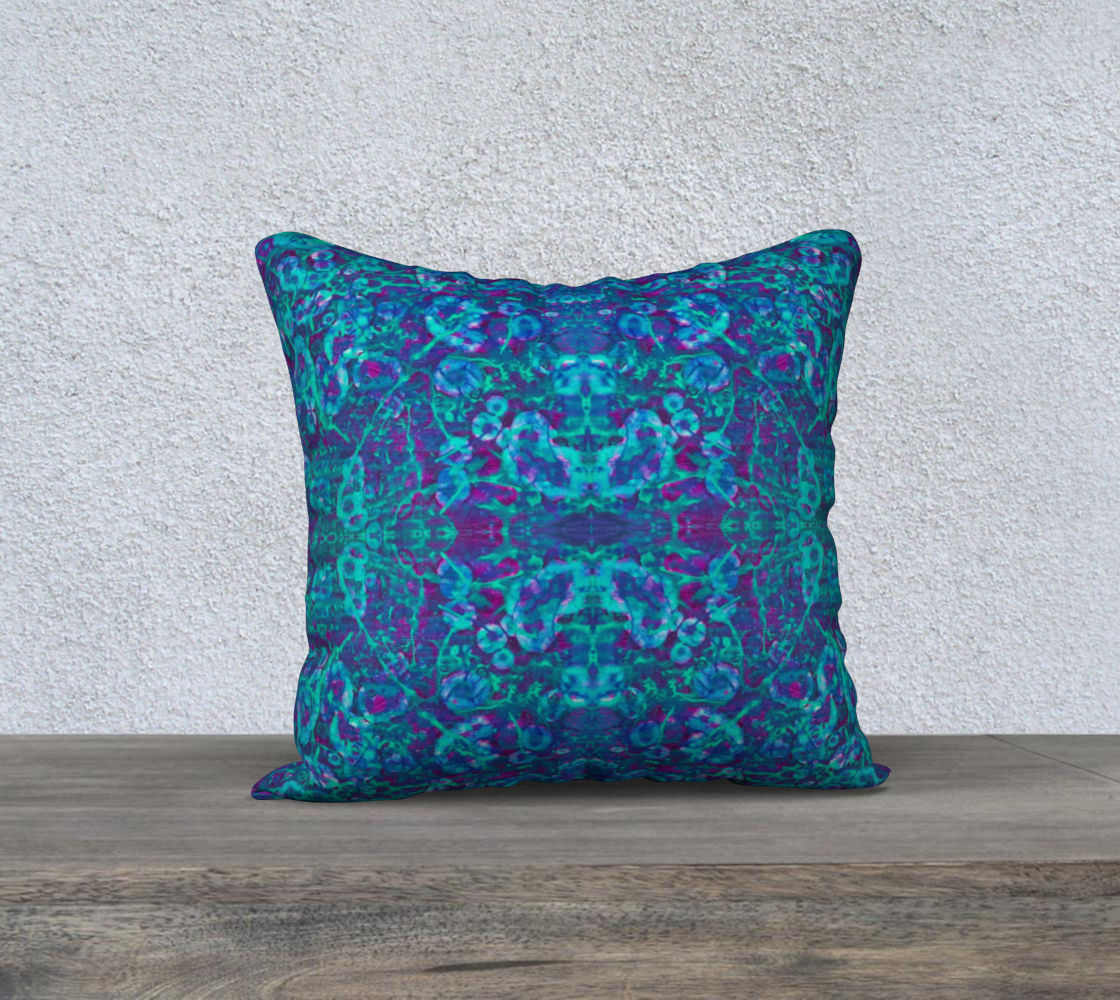 Azure Stone 18inX18in Pillow Case preview