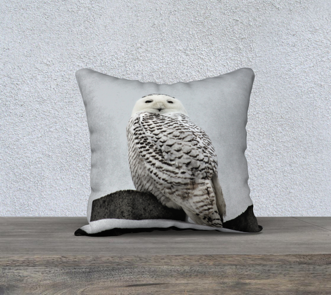 Snowy Owl Pillow Case thumbnail #2