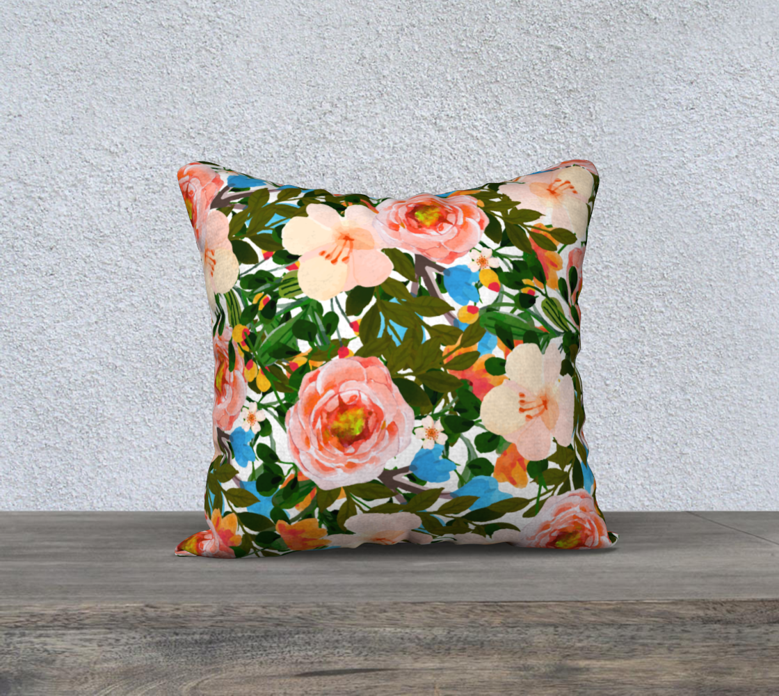 Rose Garden Pillow Case 18 x 18 preview