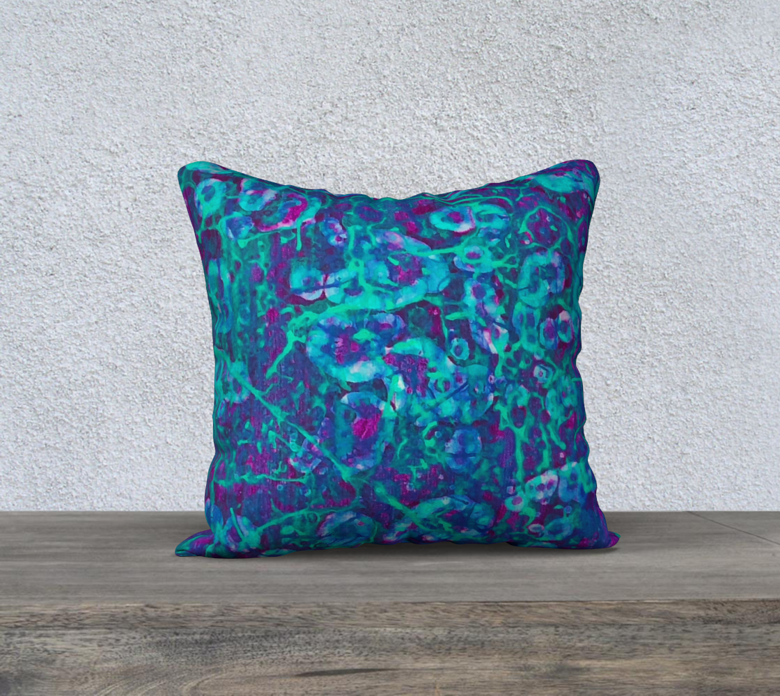 Azure Stone II 18inX18in Pillow Case preview #2