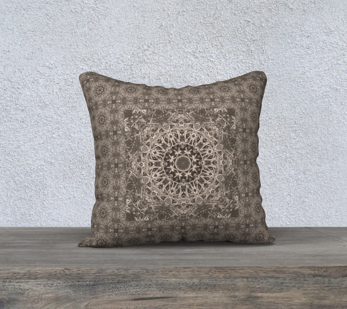 Gothic Mandala Tile Neutral Taupe Beige Cream preview
