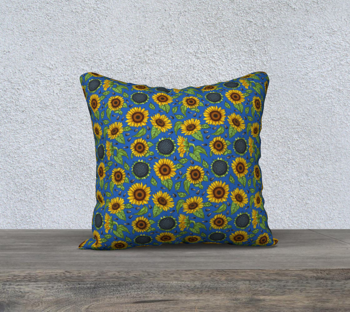 Sunflowers On Blue preview