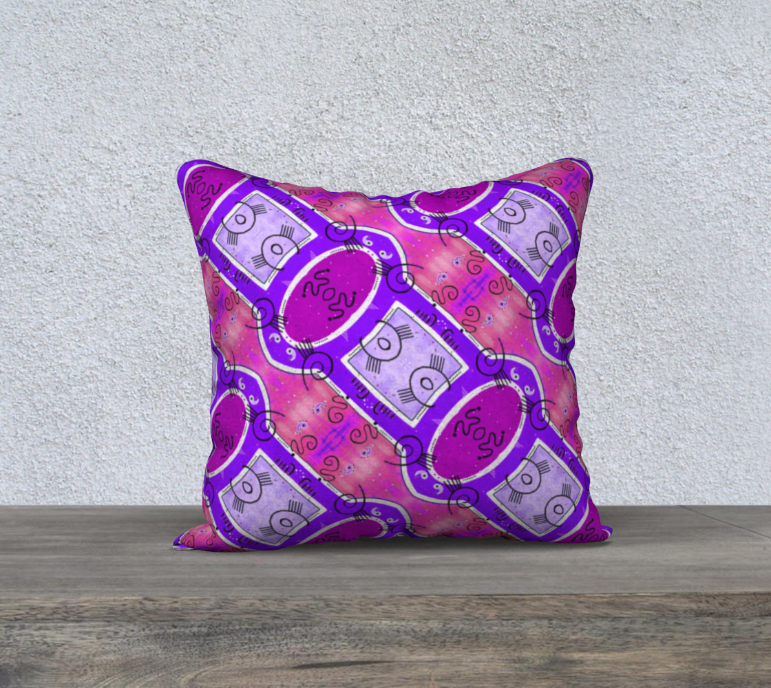 Tribal Rose 18inx18in Pillow Case preview