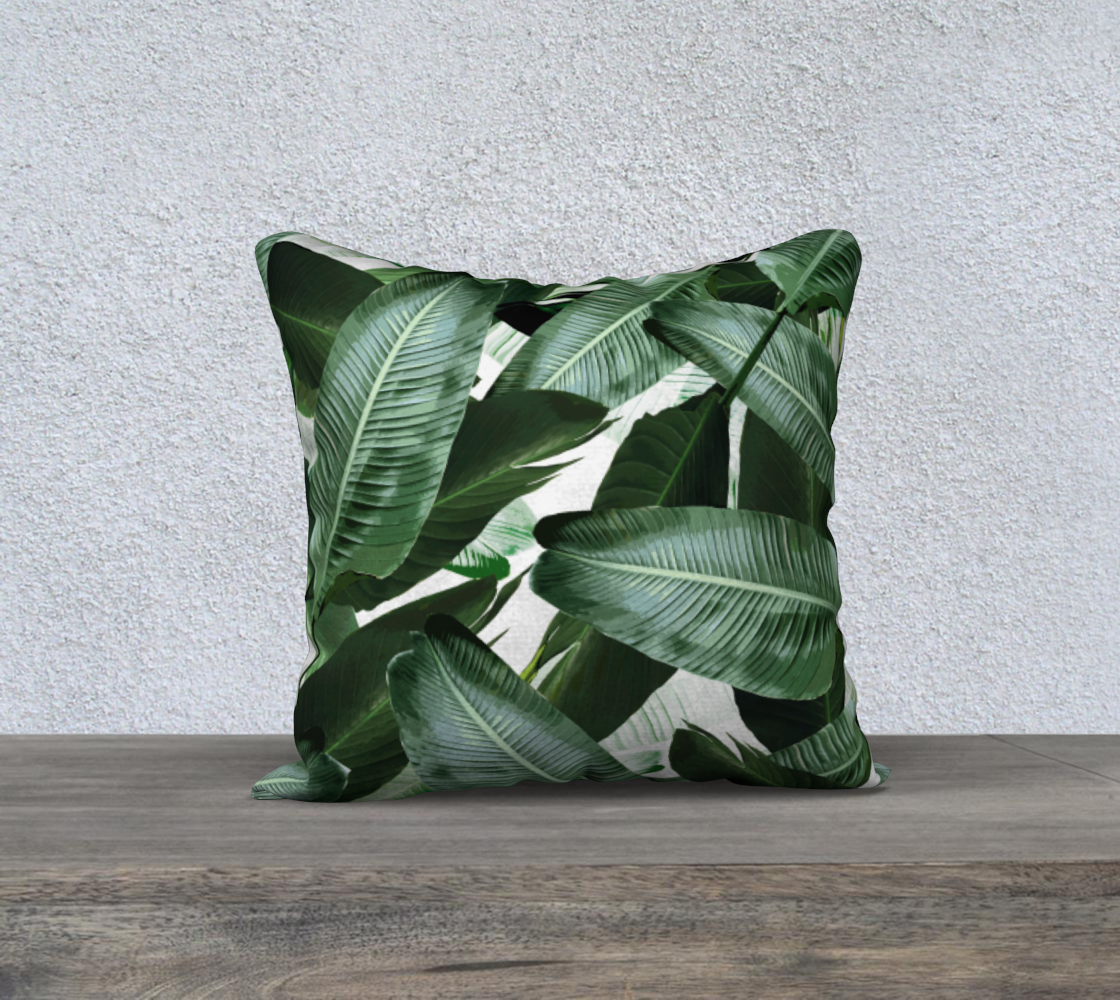 NEW Banana Palm Leaf 18 x 18 preview