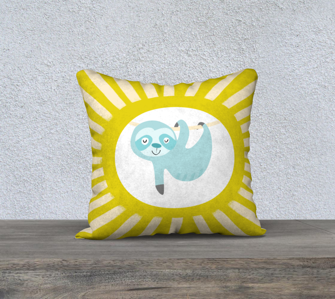 Sloth pillow preview