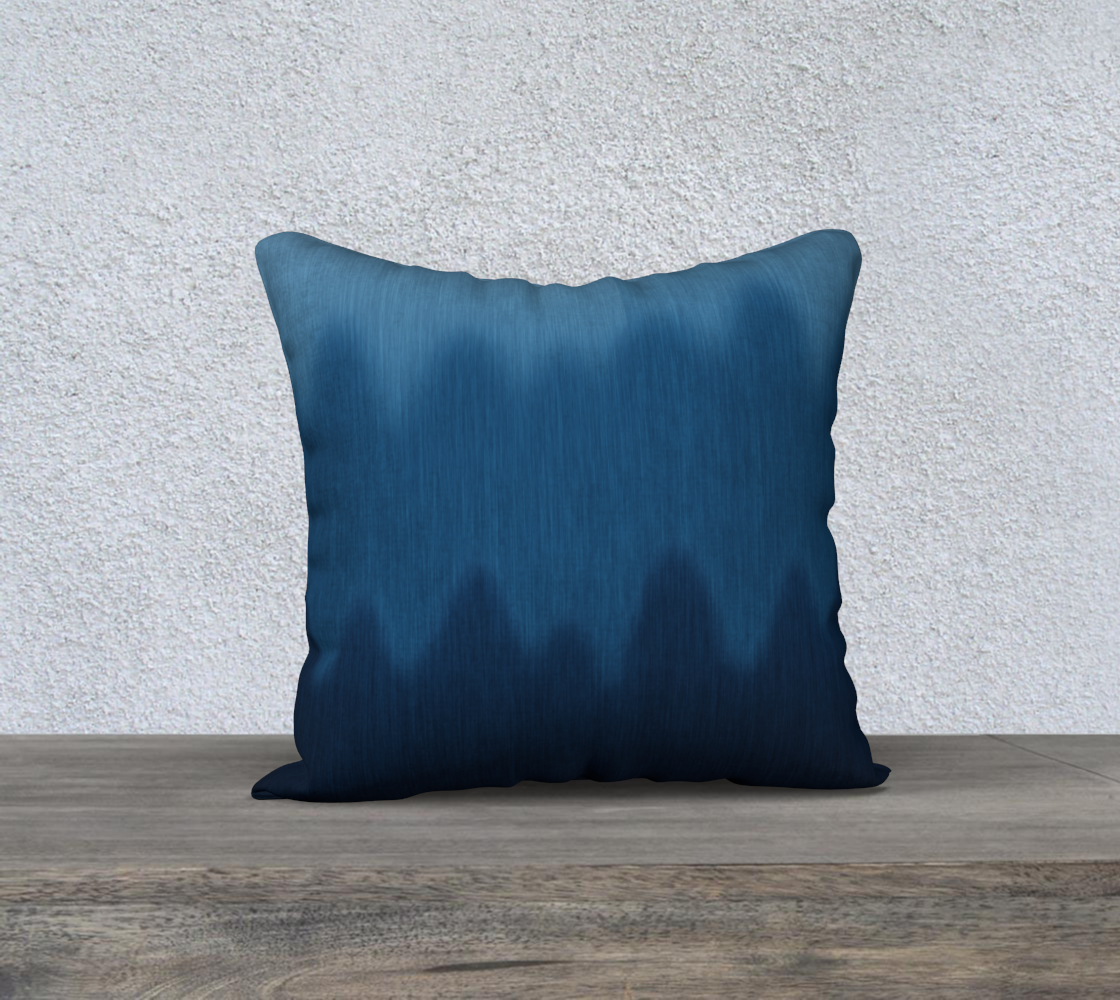 Aperçu 3D de Ombre Blue Wave Abstract