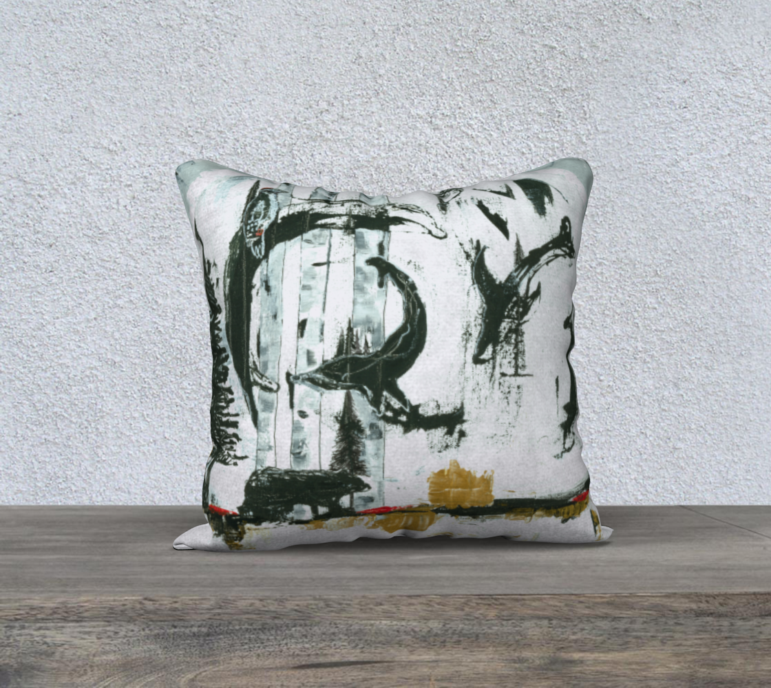 Aperçu de coussin dans le silence #2