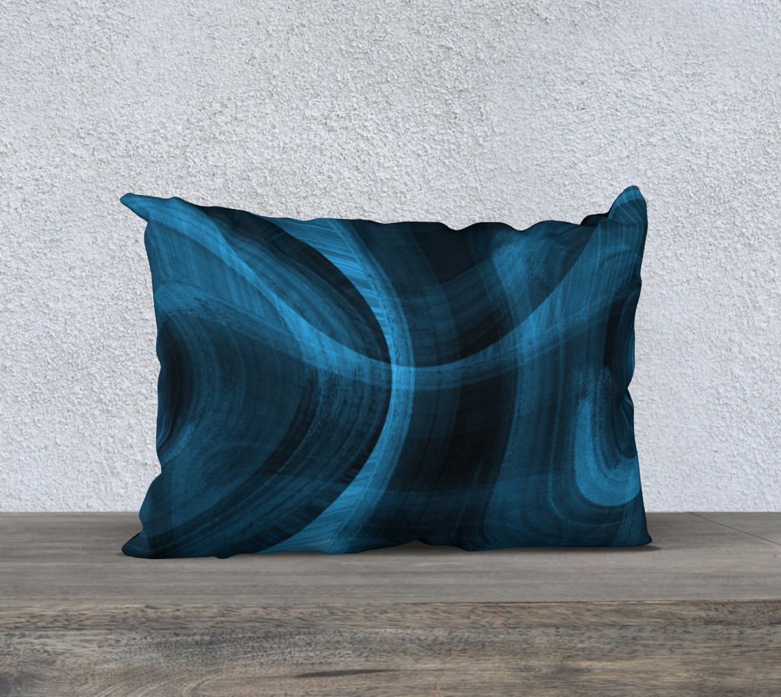 Bluish Black Hole 20x14 Pillow Case preview #1