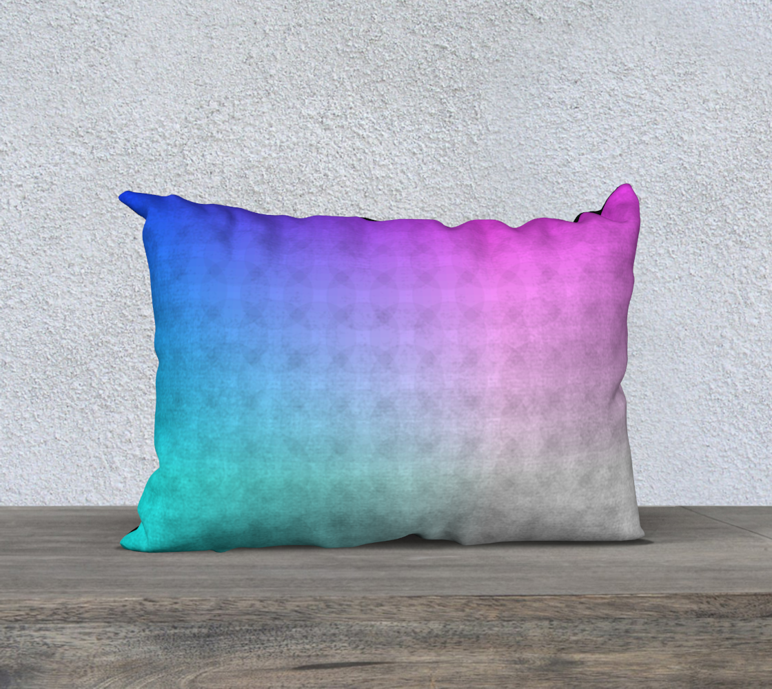 Ombre Rainbow Circle Grid Pink Purple  Cyan White preview