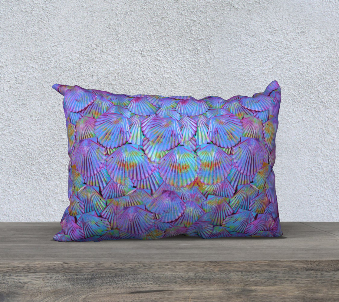 Purple Mermaid Scale Pillow Case preview #2
