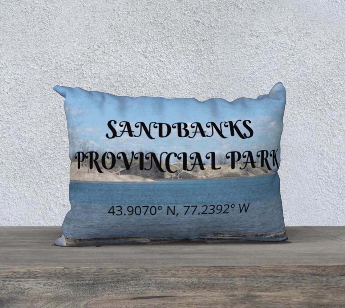 Aperçu de Sandbanks Provincial Park Lumbar Pillow