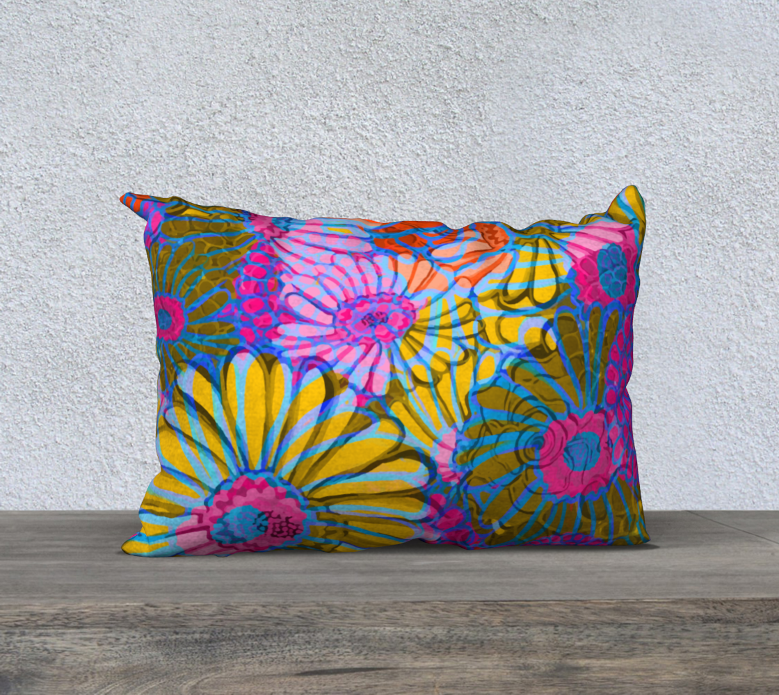 Funky Floral 20 x 14 Pillow Case preview