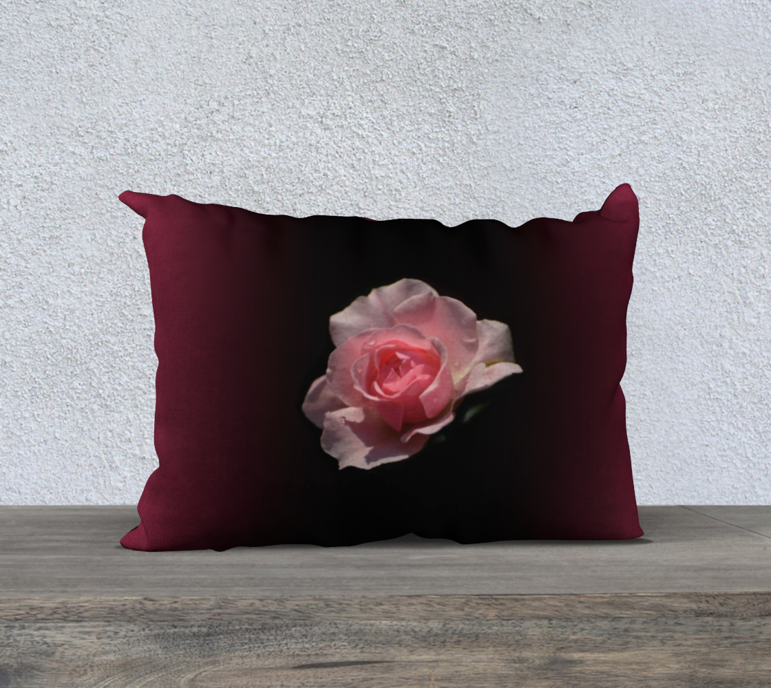 Aperçu de Pink Rose Ombre Berry Red Floral Gothic