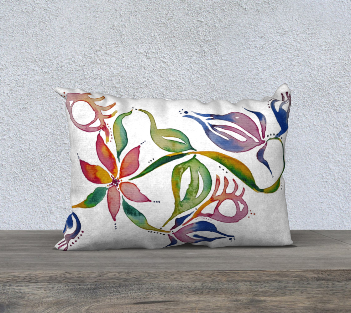 Surreal Flower 20inX14in Pillow Case preview #1
