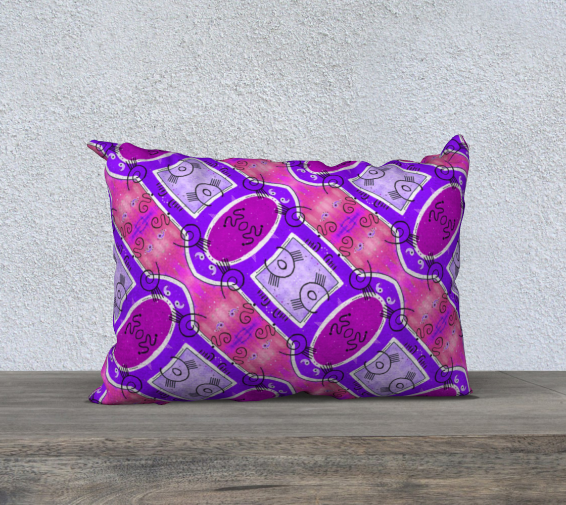 Tribal Rose 20inx14in Pillow Case preview