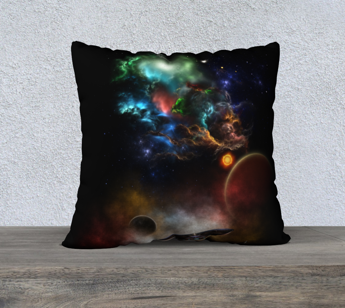 Beyond Space & Time Fractal Art II Spacescape Pillow Case 22x22 preview