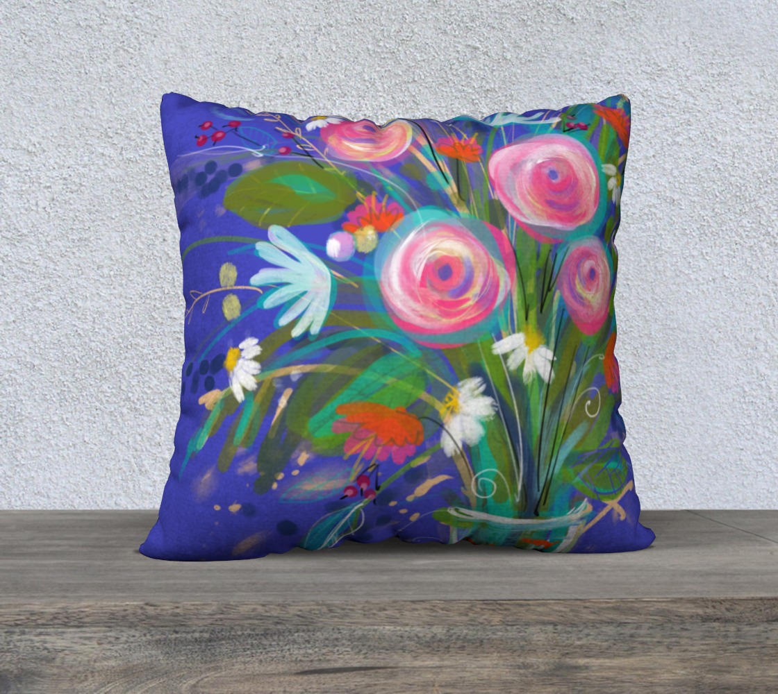 Coussin bouquet sauvage preview #1