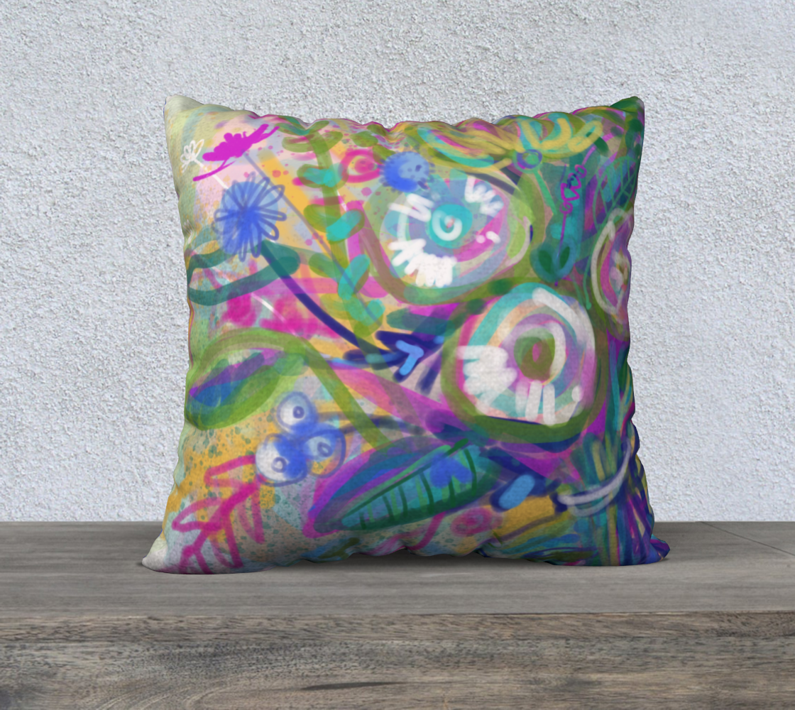 Coussin 22x22” Floral preview #2