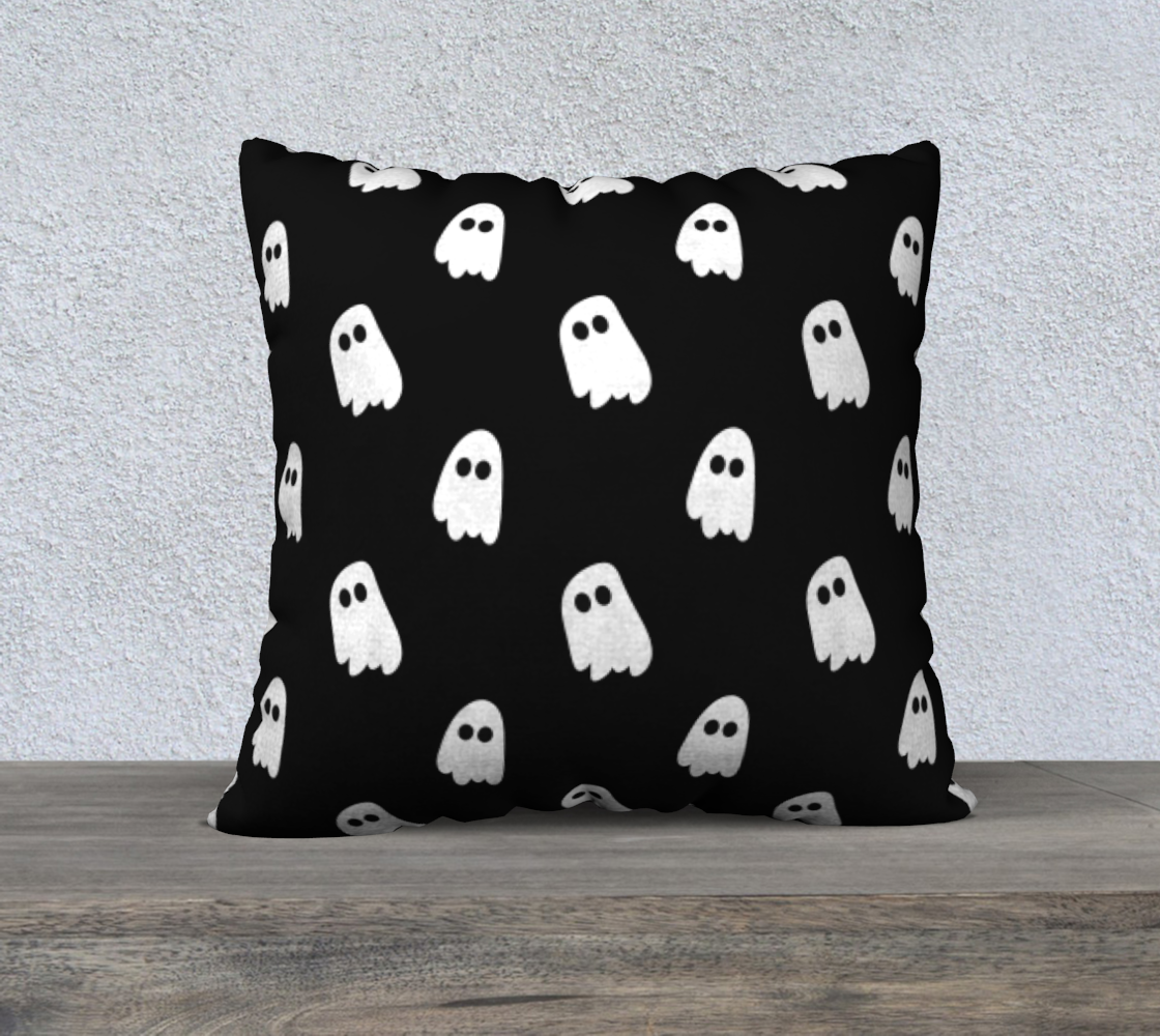 Black Ghosts Pillow Case preview