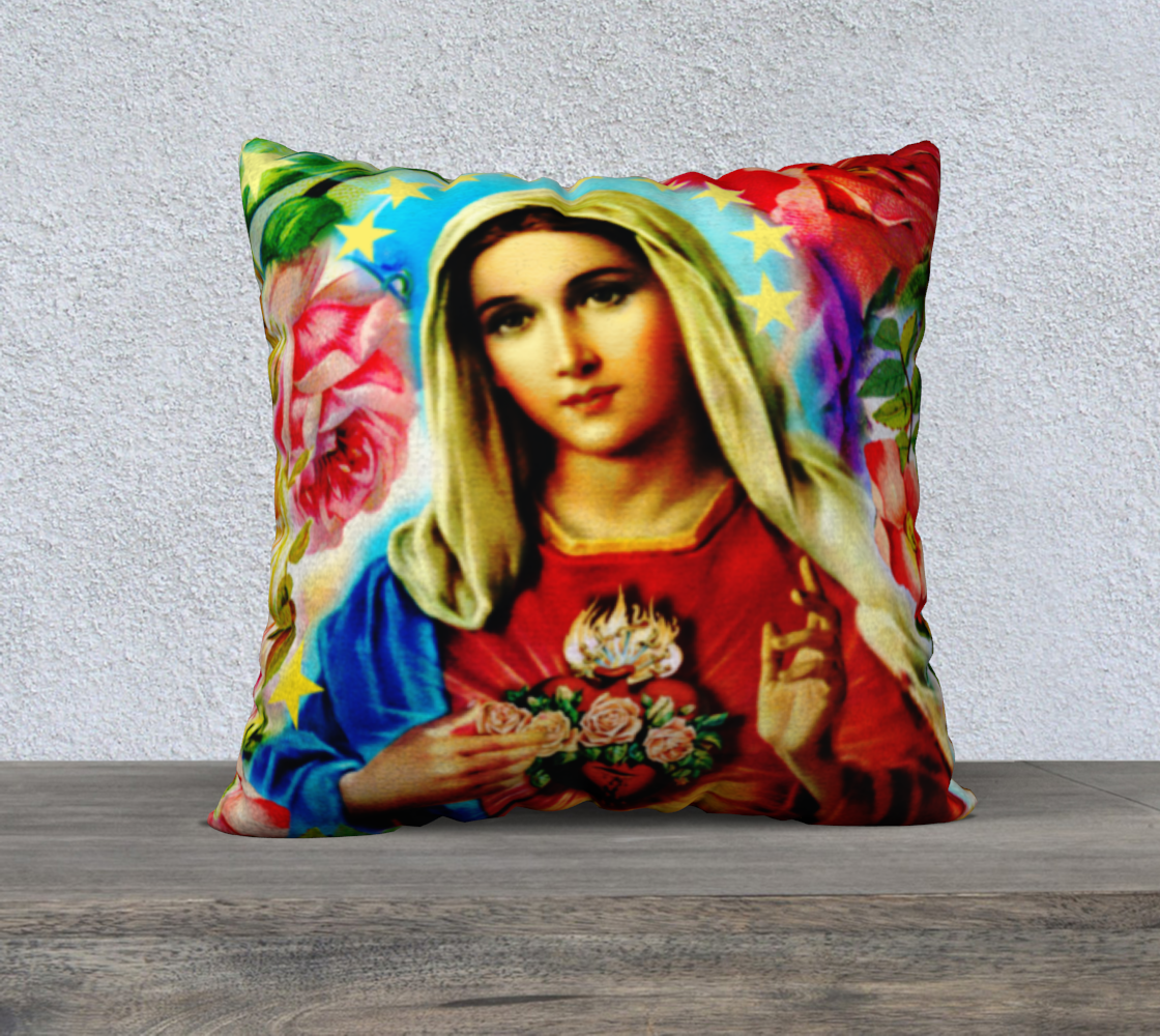 Our Lady of the Roses 22 x 22 Pillow Case preview