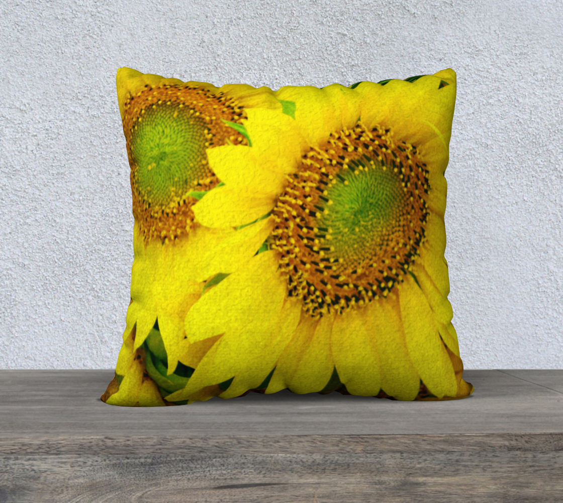 sunflower pillow preview #2