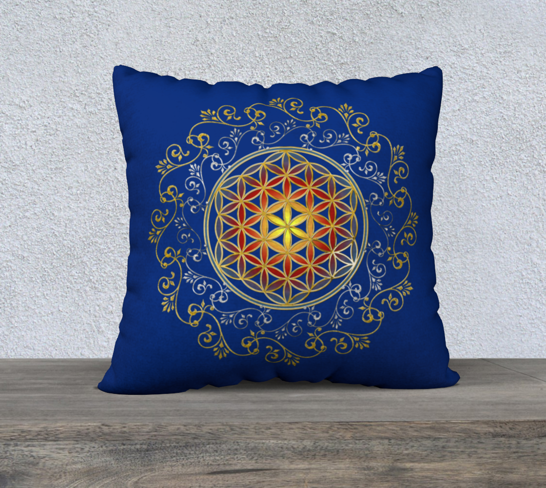 Sacred Geometry Symbol - Flower Of Life - Ornaments 1 by EDDArt preview