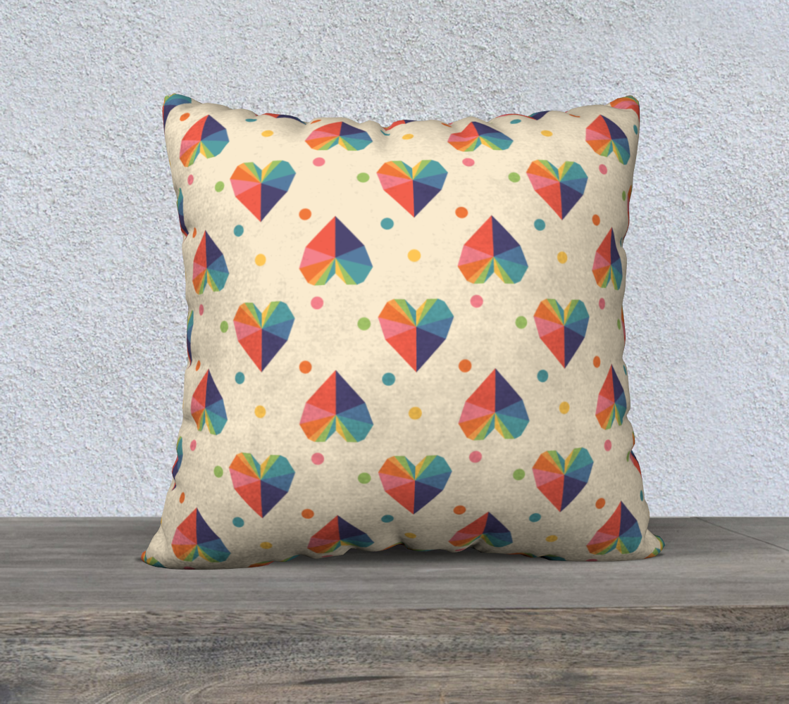 Aperçu de Gem of a Heart Throw Pillow Cover