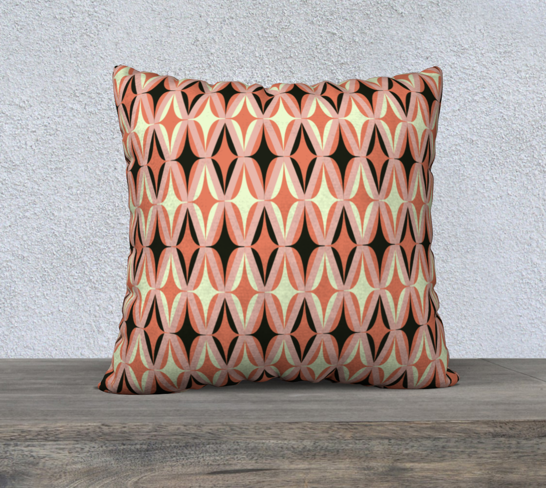 Aperçu de Midcentury Modern in Pink - 22"
