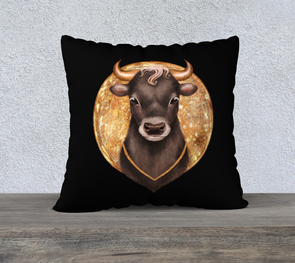 Aperçu de Black bull with gold