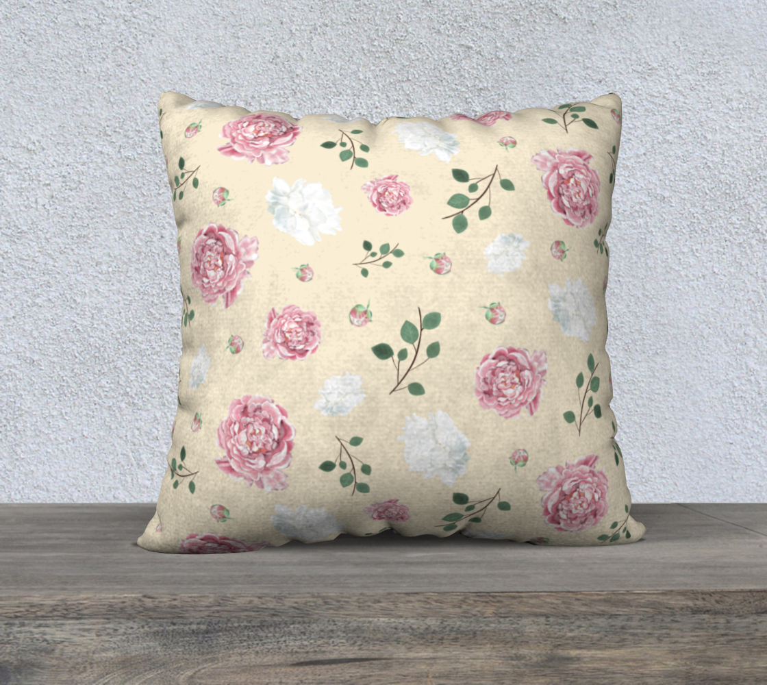 Peonies 22 x 22 Pillow Case preview