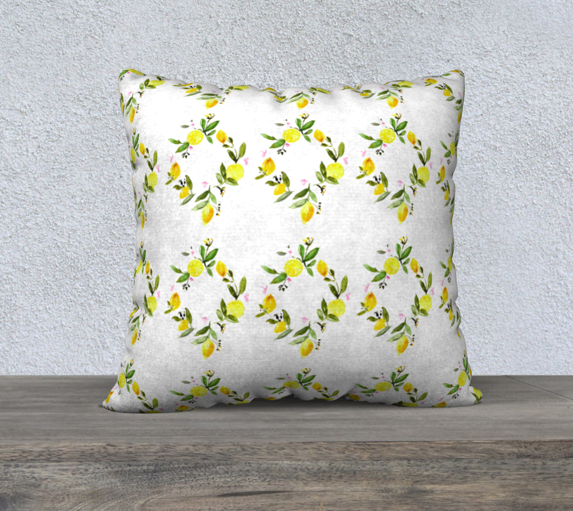 lemon trellis 22x22 cover preview #1