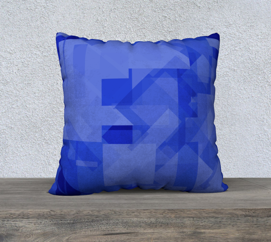 Blue is Better 22x22 Pillow Case preview #2