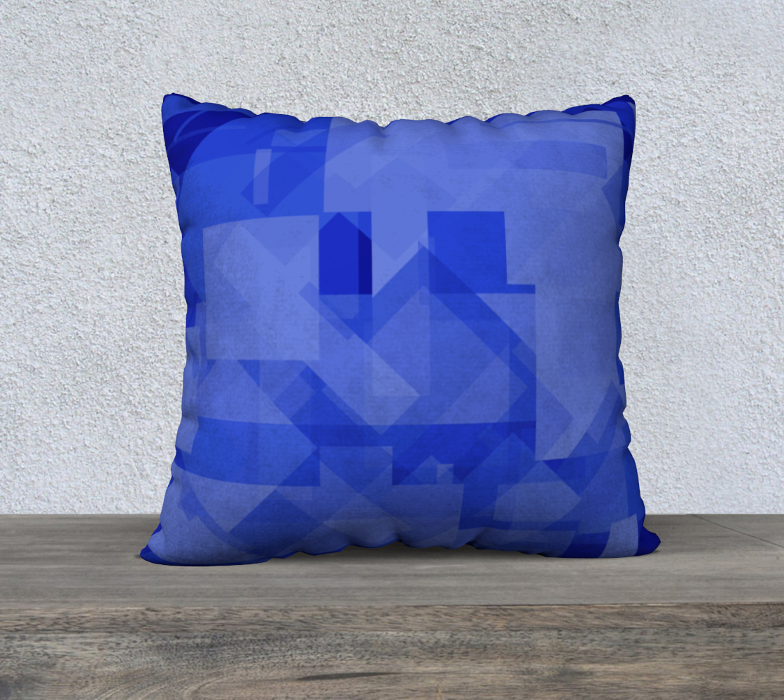 Blue is Better 22x22 Pillow Case preview #1