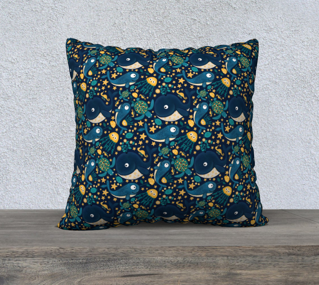 Under the Sea 22x22 Pillow Case preview