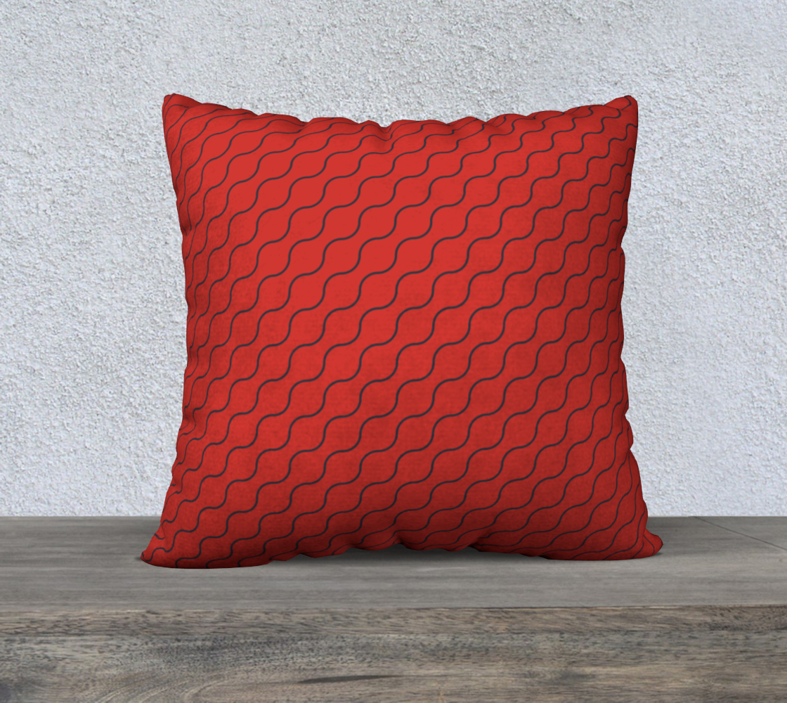Red With Curving Line preview