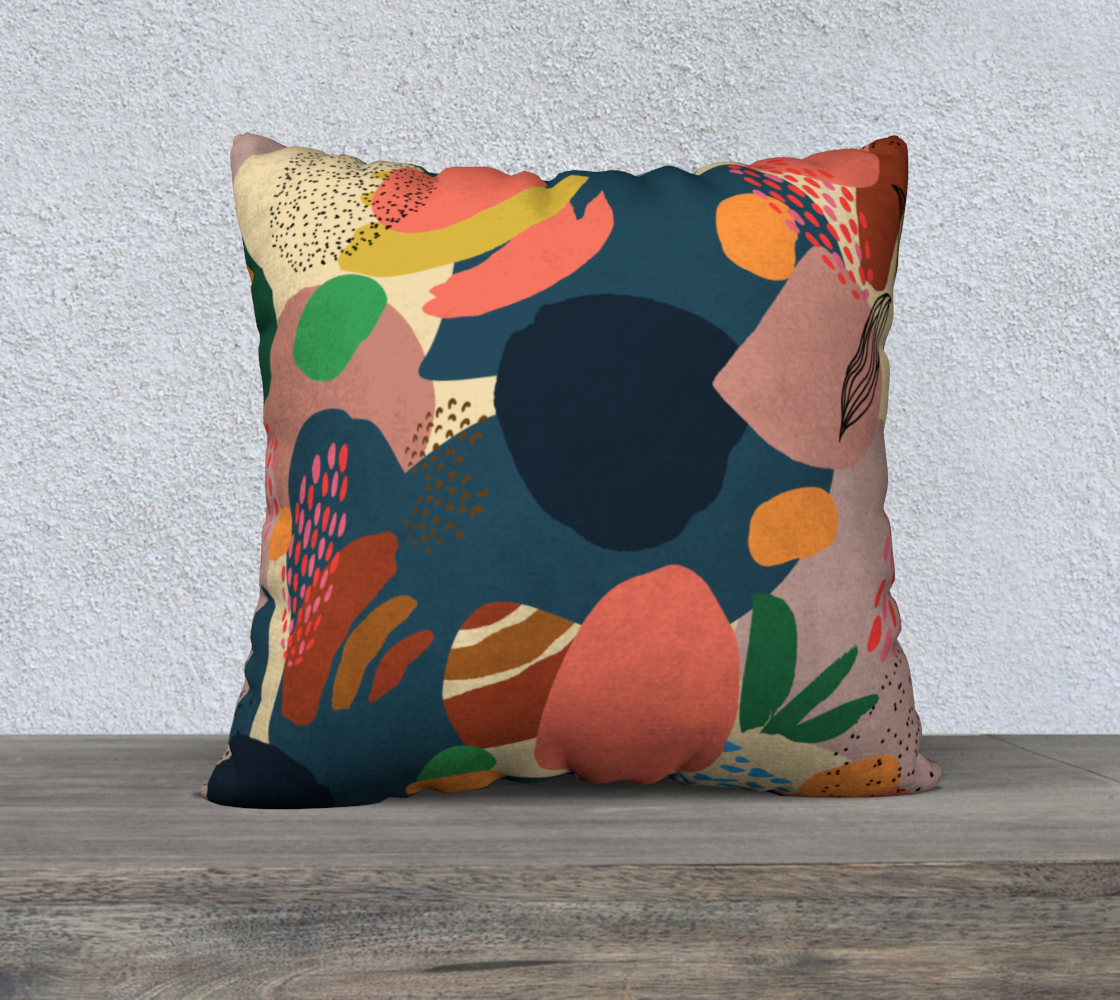 Aperçu de abstract shapes cushion cover