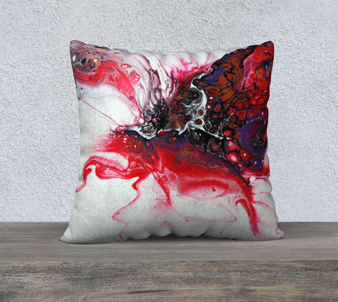 Red Butterfly - 22" pillow preview