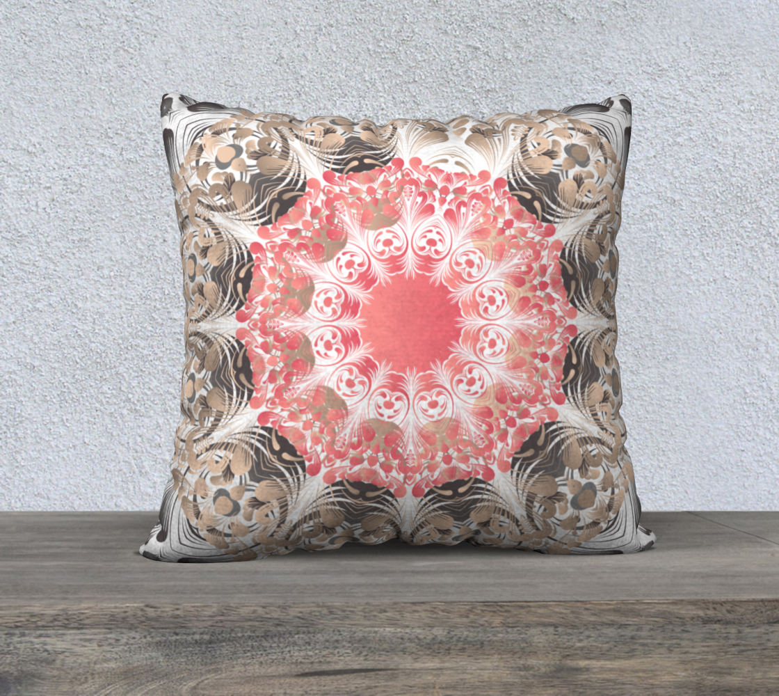 Pink abstract flower preview