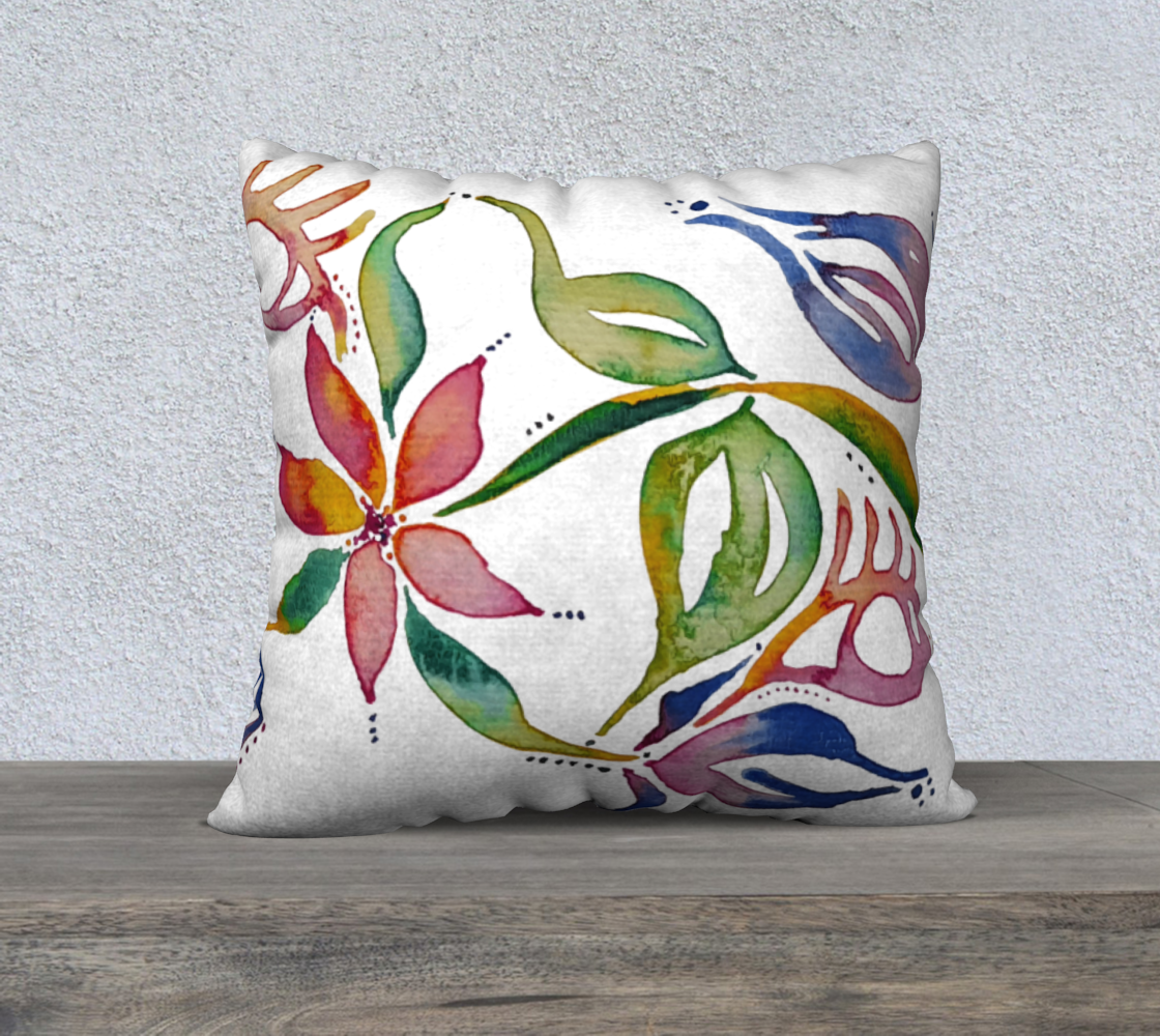 Surreal Flower 22inX22in Pillow Case 3D preview