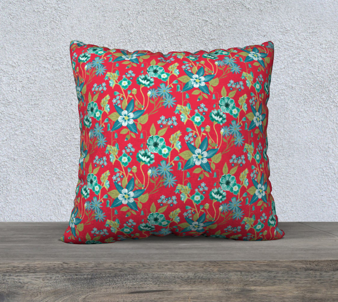 Red & Teal Florals preview #2