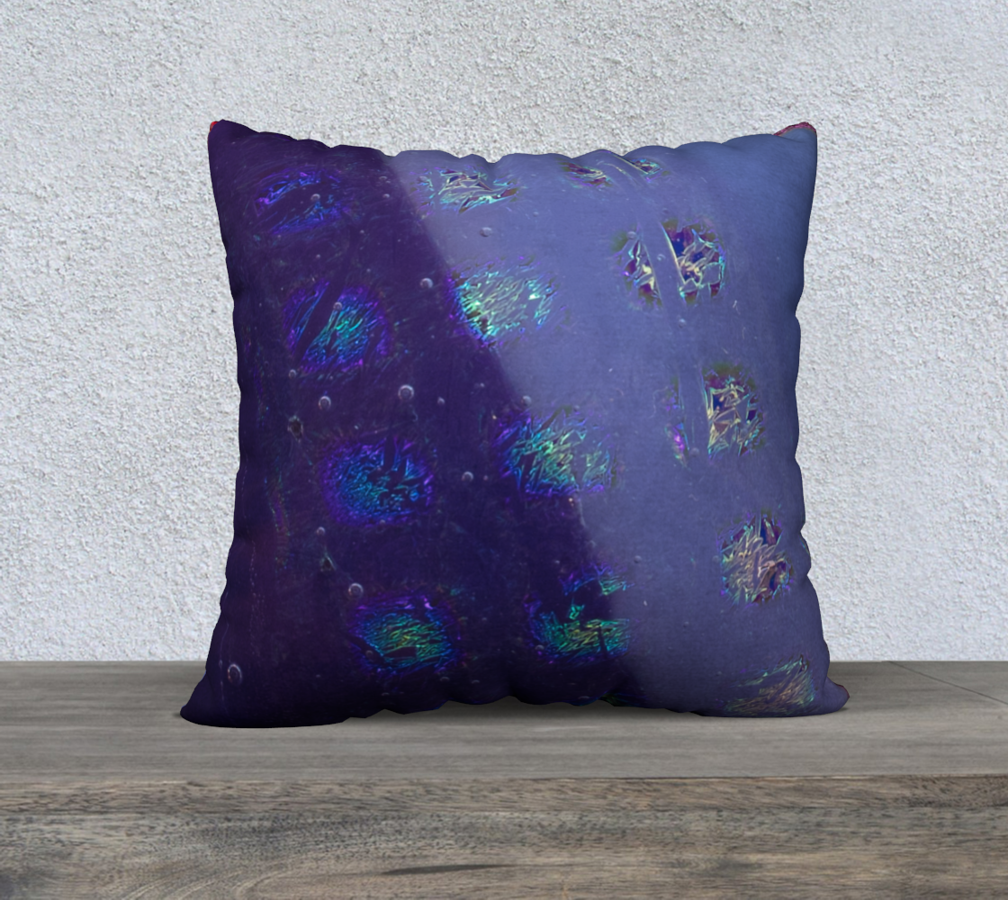 Pillow Case 22 X 22 Joy Collection Mauve Squares preview #1