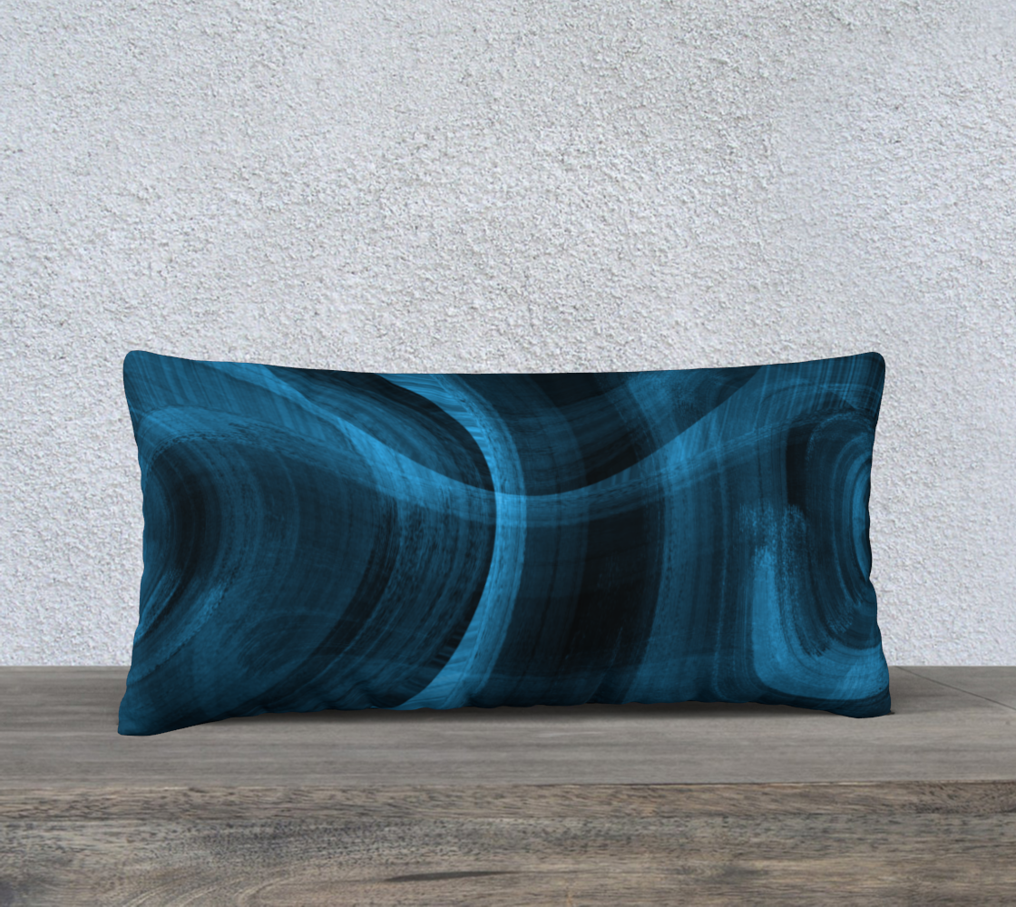 Bluish Black Hole 24x12 Pillow Case preview #1