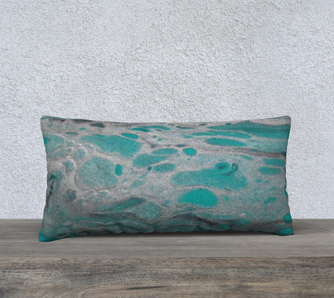 Aperçu de Turquoise Summit Pillow Case Style2