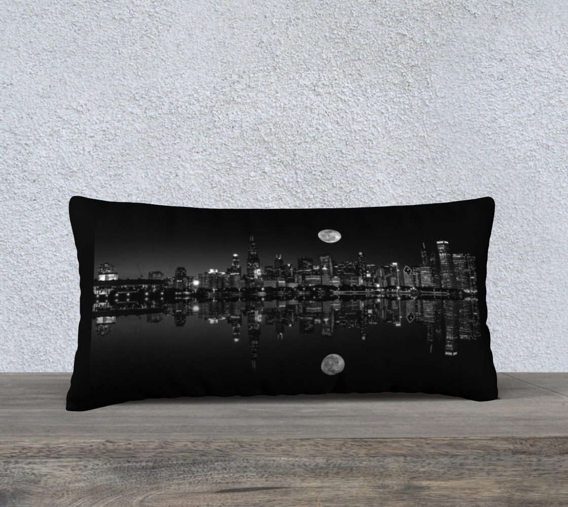 Moon Over Chicago Pillow-Case preview