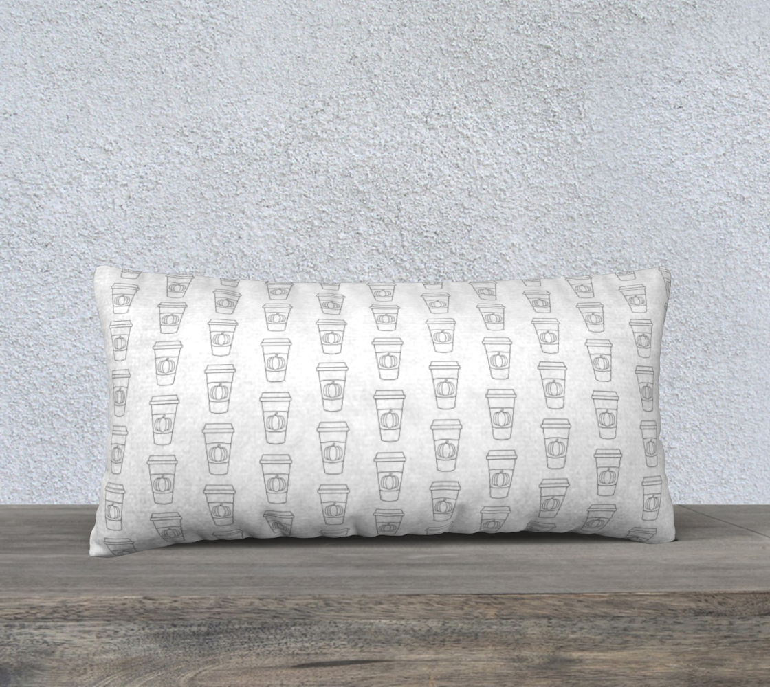 Pumpkin Spice & Everything Nice Pillow Case - 24" x 12" preview