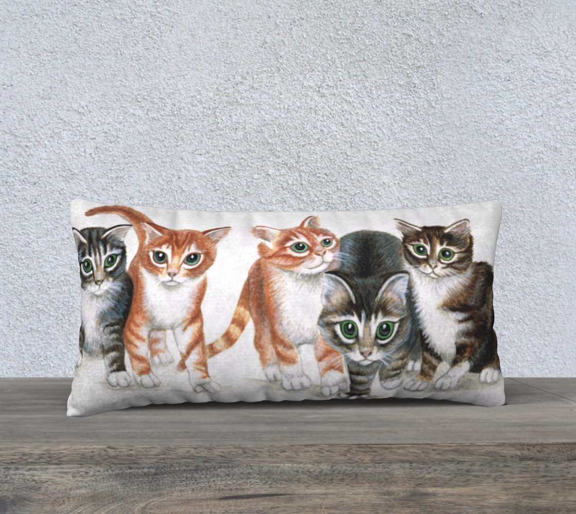 five tabby kittens preview