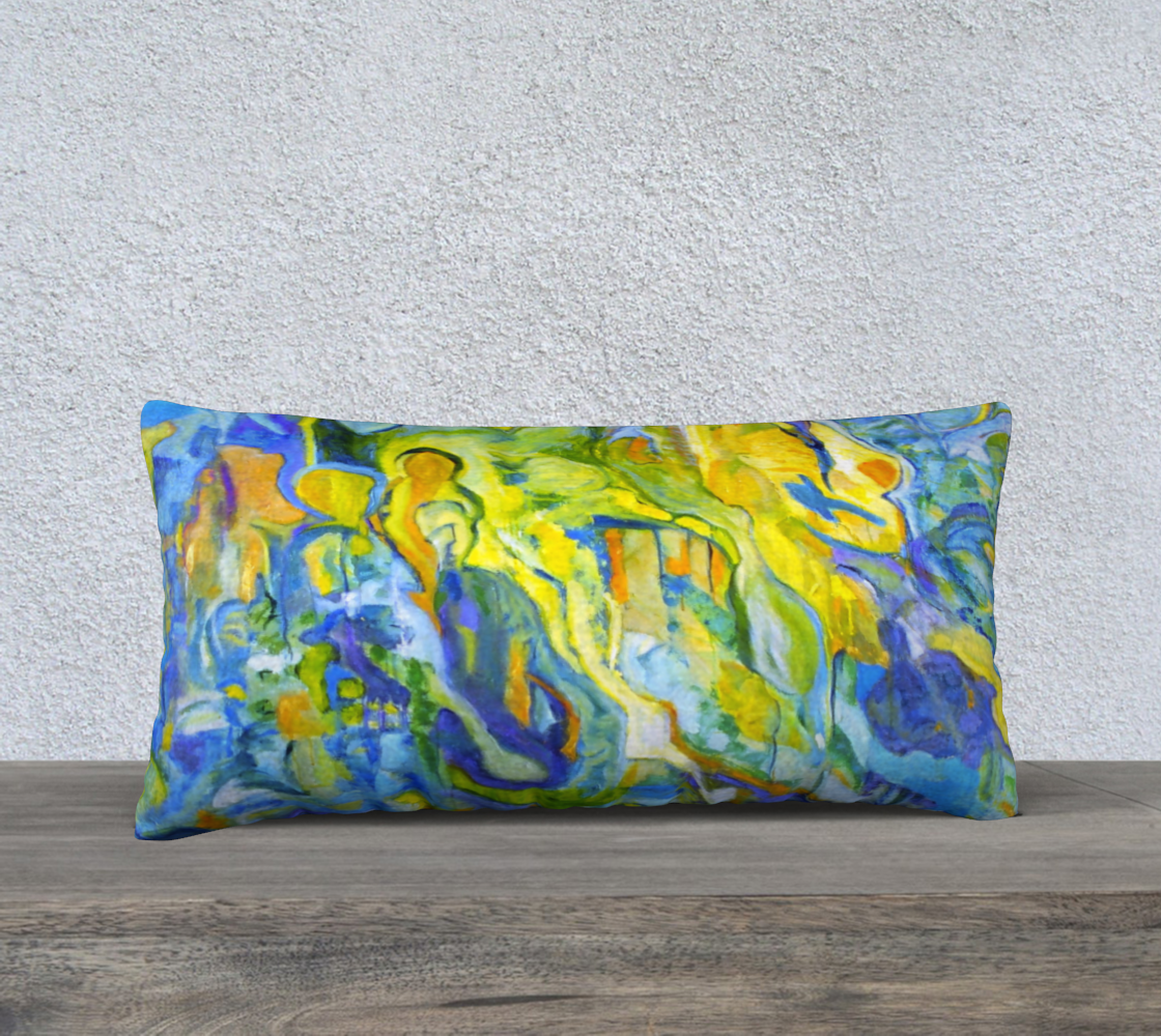 Multitude of Seeds 24" x 12" Pillow Case preview #2
