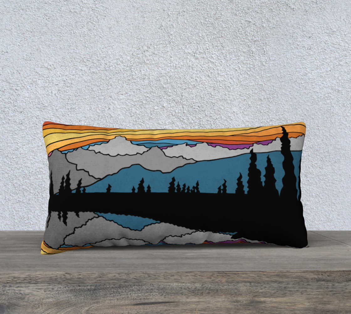 Mountain Sunset, Teal preview