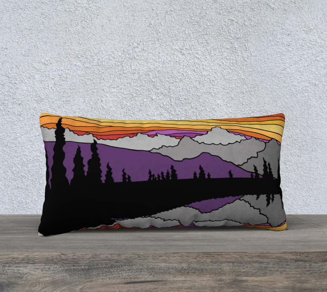 Mountain Sunset, Purple preview #2