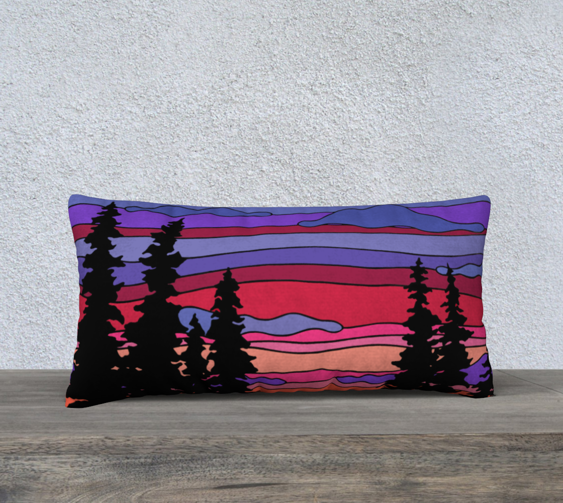 Pink & Purple Pine Sunset preview